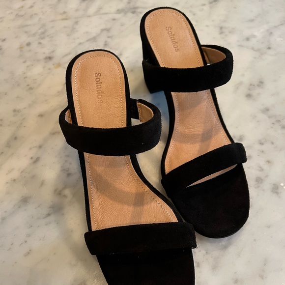 Soludos Ines Black Heel - Picture 2 of 6